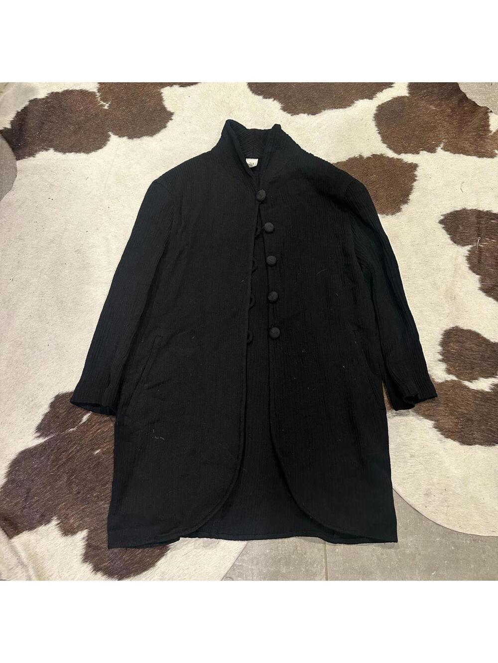 🖤 Si You 90s Vintage Mandarin Collar Coat